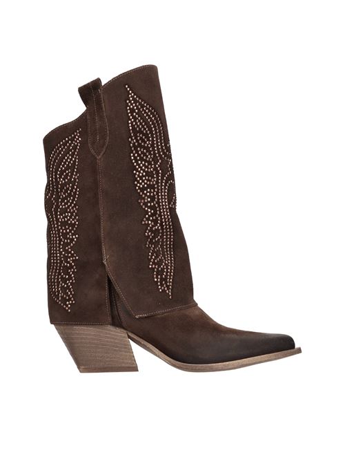 Texan boots in suede and rhinestones DOOP | LOCA CRYSTAL CAM.T.MORO